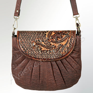 American Darling Cross Body Hand Tooled Genuine Leather Western Women Bag Handbag Purse | Crossbody for Cute